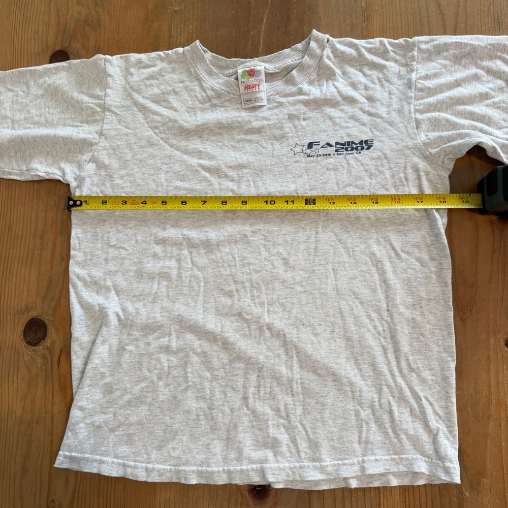 Vintage FanimeCon 2007 San Jose Anime Convention T-Shirt Grey Kids 14/16 Large - Picture 9 of 10